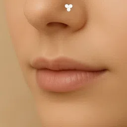 Sangria 925 Sterling Silver Pretty Flower Stud Nose Pin-picture-33