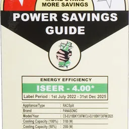 panasonic 1.5 Ton 3 Star Split Inverter AC with Wi-fi Connect - White, Grey image 5