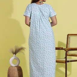 9shines Label Printed Maxi Nightdress image 4