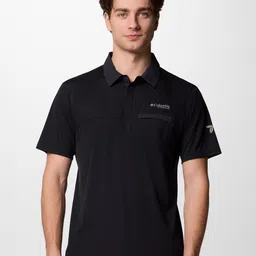 Columbia Men Self Design Polo Collar Casual T-shirt-picture-36