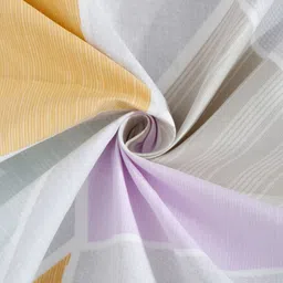 Arrabi White & Yellow Printed 8-Seater Table Cover image 5