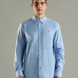 Tommy Hilfiger U.S Regular Fit Button-Down Collar Pure Cotton Casual Shirt image 4