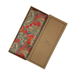 The Tie Hub Men Paisley Printed Border Printed Scarf image 3