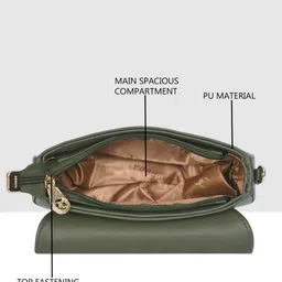 ESBEDA Women Textured Structured Satchel Bag image 3