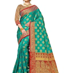 jayant creation Multicoloured Silk Blend Barasi Sarees-picture-38