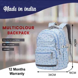 Tinytot Unisex Kids Geometric Backpack image 5