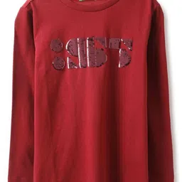 United Colors of Benetton Boys Self Design Round Neck Pure Cotton Relaxed Fit T-shirt-image-56