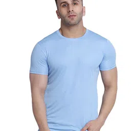 TQH Men Round Neck Regular Sleeves Slim Fit T-shirt-picture-47