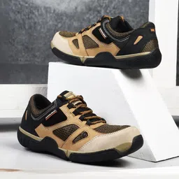Woodland Men Textured Nubuck Sneakers-picture-44