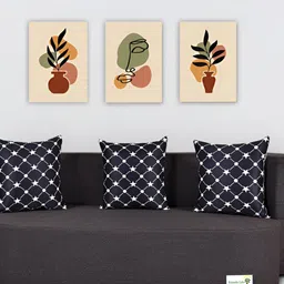 FRIENDS LIFE Grey & Black 3 Seater Comfort Sofa Cum Bed With Pillows-image-48