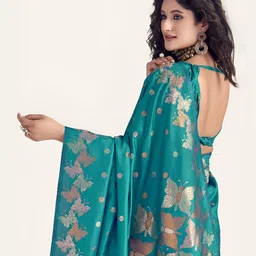 CANIZZARO Woven Design Zari Banarasi Saree image 2