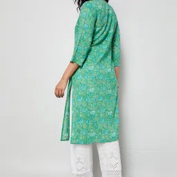 Melange by Lifestyle Women Floral Printed Indie Florals Kurta image 5