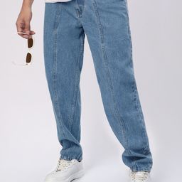 Beyoung Men Relaxed Fit Low Distress Jeans-picture-38