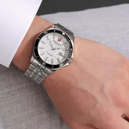 SWISS MILITARY HANOWA Men Dial & Stainless Steel Bracelet Style Straps Analogue Watch SMWGH0006702-picture-42