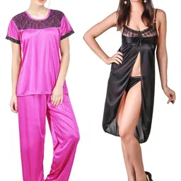 PHALIN Short Sleeves Nightdress-picture-29