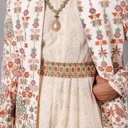 KALPRAAG Embroidered Rangrez Sherwani Set image 5