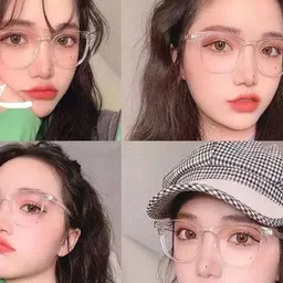 ynam Unisex Mirrored Lens & White Wayfarer Sunglasses with image 4