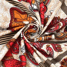 MILAAV White Ethnic Motifs 144 TC Single Bedsheet with 1 Pillow Covers image 2