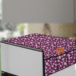 The Furnishing Tree Purple Plastic Refrigerator Cover-picture-22