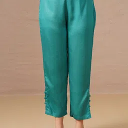 JAYPORE Women Slim Fit Culottes Trousers-picture-39
