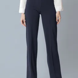 Dream Beauty Fashion Women Straight Fit High-Rise Pleated Trousers-image-86