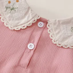 LULU & SKY Puff Sleeve A-Line Dress image 5