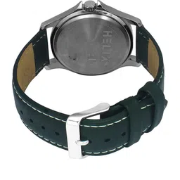 Helix Men Brass Dial & Leather Straps Analogue Watch TW055HG02 image 5