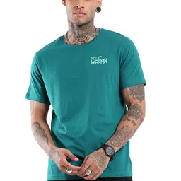 WROGN Men Typography Applique Slim Fit T-shirt-picture-41