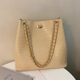 Women Beige Shoulder Bag-image-49