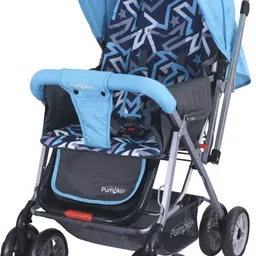 little pumpkin Kiddie Kingdom Baby Stroller and Pram for Kids (Blue Black) Stroller-picture-10