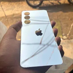 TWUAOP OPPO K13X 5G MOBILE SKIN ACRYLIC SHEET MIRROR BACK PANNEL APPLE Mobile Skin-image-24