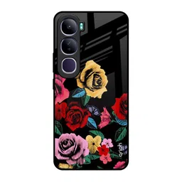 QRIOH Floral Printed Vivo Y300 5G Back Case Mobile Accessories-picture-33