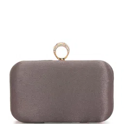 FOR THE BEAUTIFUL YOU Embroidered Sequinned Box Clutch image 4