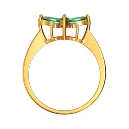 Joyalukkas Petals of Emerald Diamond Ring -2.45 gm image 3