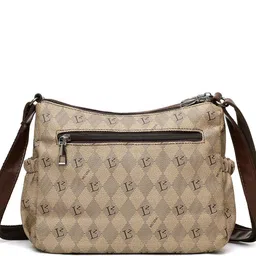 Diva Dale Women Checked Structured Sling Bag image 5