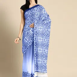 BUTA BUTI Ethnic Motifs Printed Pure Cotton Saree-picture-34