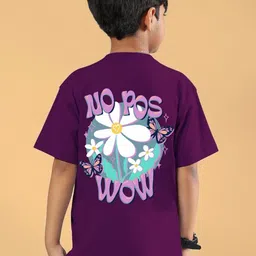 WEARDUDS Unisex Kids Graphic Printed Round Neck Cotton Relaxed Fit Tshirts-picture-12