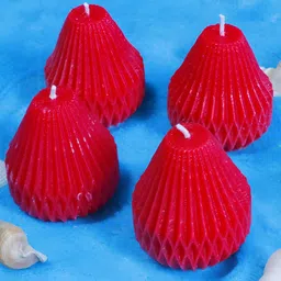 Aura Red 4 pieces Tea Light Candle-image-62