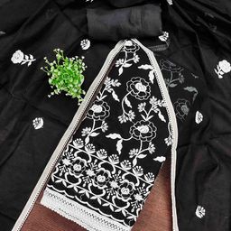 DIVASTRI Embroidered Unstitched Dress Material-picture-15