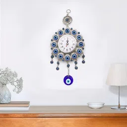 Archies Silver-Toned & Blue Wall Clock-picture-27