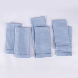 fingercraft Blue 6 Pieces Pure Cotton Table Napkins-picture-12