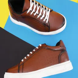 Arber Kenton Men Synthetic Round Toe Lace-Ups Sneakers-image-5