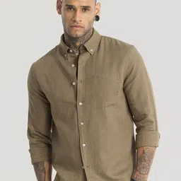 Snitch Men Smart Slim Fit Opaque Casual Shirt-image-21
