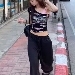 DressBerry Women Typography Print Off-Shoulder Top-image-50