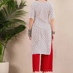 SZN Women Ethnic Motifs Printed Indie Prints Crepe Kurta image 2