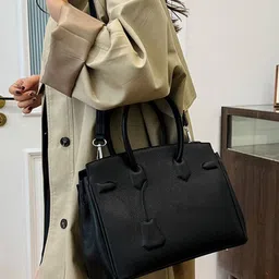 CORSICA Women Solid Structured Satchel Bag image 2