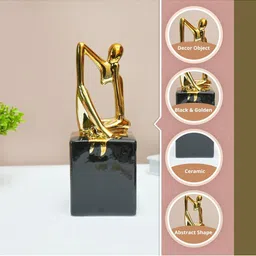 MARKET99 Ceramic Abstract Posture Figurine Decor Object Showpiece image 3