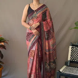 Tasarika Women Ethnic Motifs Chanderi Saree image 5