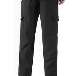 THIRD QUADRANT Men Original Relaxed Fit Mid-Rise Cargos Trousers image 2