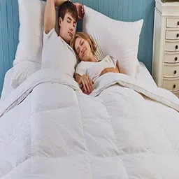 CHICERY Pink & Green Geometric Heavy Winter Single Bed Comforter image 4